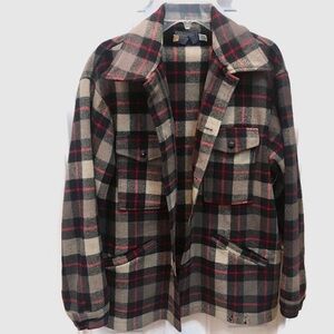 Vintage Pendleton Mackinaw Cruiser 100% Virgin Wool Jacket Coat Men’s Size M